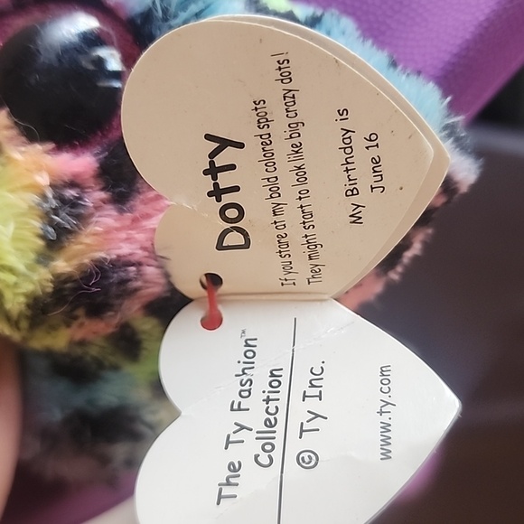 TY Lisa Frank Dottie Slides, Size 1-3 - Picture 5 of 6